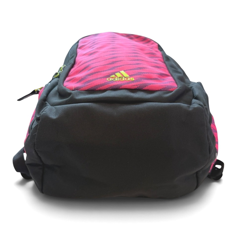 Adidas Ultraride Backpack Pink Black Zebra Laptop Bag Athletic School Travel - Picture 3 of 12